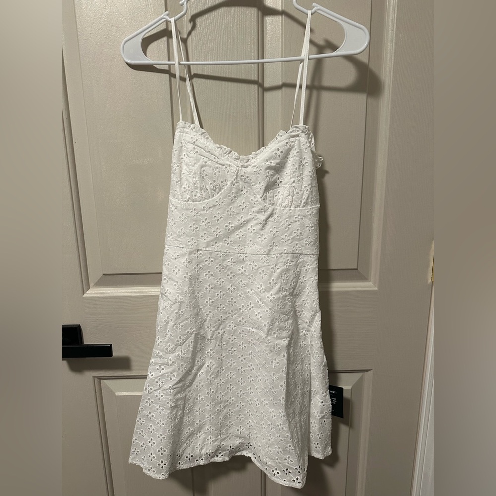 Lulus White Eyelet Dress